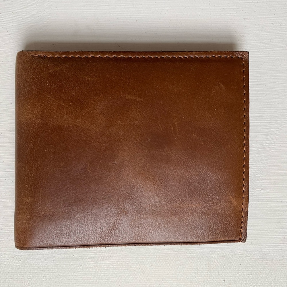 J. Crew men’s Brown Leather wallet